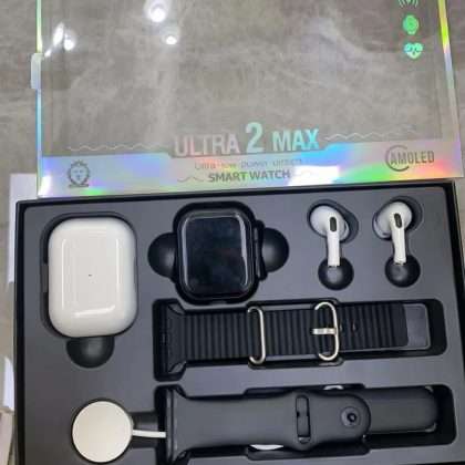 Ulta 2 Max Smartwatch + AirPods Combo